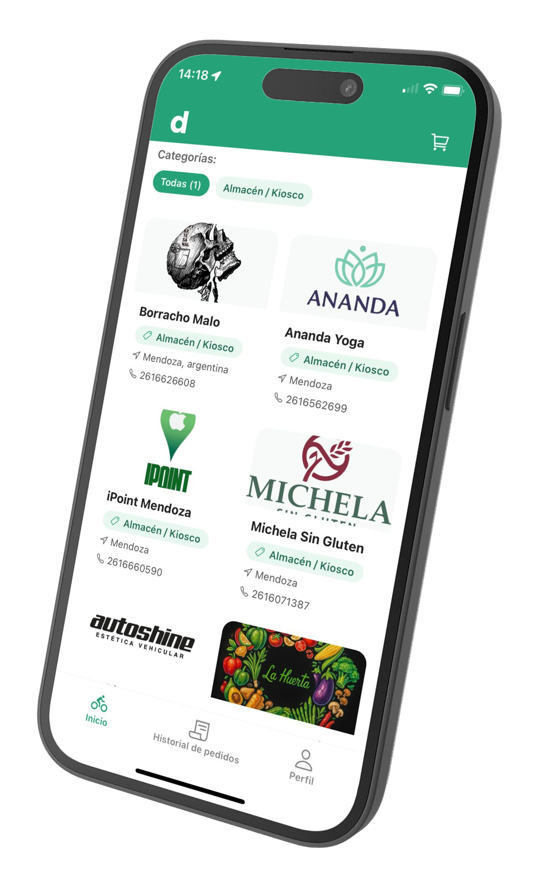 diler app mockup
